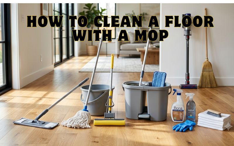 How To Clean A Floor With A Mop